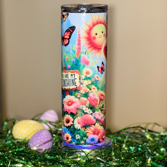 New Spring Highland cow 20 oz Insulated Tumbler - Picture 4 of 6